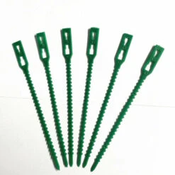 Attaches Réglables Pour Plantes, Multi-purpose Spines De Poisson Vert Jardin Liant Ceinture De Jardin De Qualité Câble De Jardin Peut être Utilisé à Plusieurs Reprises，100 Pcs, 130 Mm -Terre Tendre Soldes Boutique 100155296 4