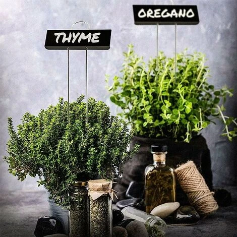 Marqueurs Etiquettes Plante De Pépinière, 12 Pcs Etiquette Jardin Métal Durable Antirouille Étiquettes Potager Marqueur Pour Fleur Légumes Graine Jardin Pépinière (Noir) 5 Marqueurs Etiquettes Plante De Pépinière, 12 Pcs Etiquette Jardin Métal Durable Antirouille Étiquettes Potager Marqueur Pour Fleur Légumes Graine Jardin Pépinière (Noir) – Image 5