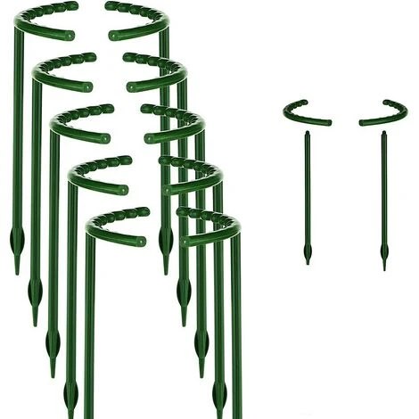 Ensemble De 12 Supports En Plastique Pour Plantes Arquées, Pieux De Support Pour Plantes, Plantes Semi - Circulaires, Supports Pour Plantes De Jardin, Supports Pour Plantes Florales, Roses 3 Ensemble De 12 Supports En Plastique Pour Plantes Arquées, Pieux De Support Pour Plantes, Plantes Semi - Circulaires, Supports Pour Plantes De Jardin, Supports Pour Plantes Florales, Roses – Image 3