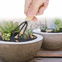 Mini Râteau De Jardinage Et 2 Pelles, Petits Outils Pratiques De Fleur De Plante De Griffe De Pelle Avec Poignée En Bois Pour Le Jardinage En Pot (Ensemble De 3 Pièces) 8 Mini Râteau De Jardinage Et 2 Pelles, Petits Outils Pratiques De Fleur De Plante De Griffe De Pelle Avec Poignée En Bois Pour Le Jardinage En Pot (Ensemble De 3 Pièces) -Terre Tendre Soldes Boutique 100341899 4