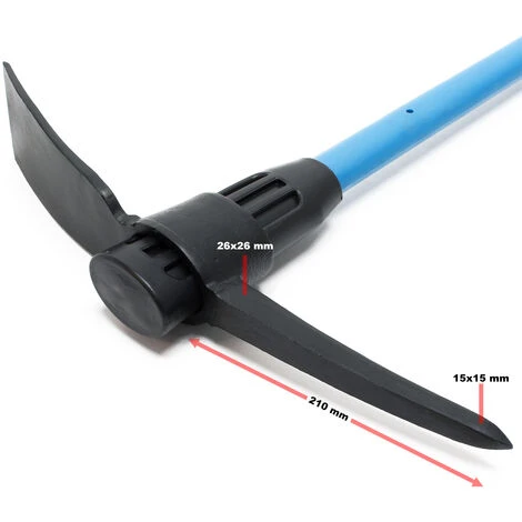 Pioche De Terrassier Avec Manche En Verre Jardin Travaux De Terrassement Chantier De Construction 5 Pioche De Terrassier Avec Manche En Verre Jardin Travaux De Terrassement Chantier De Construction – Image 5