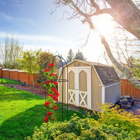 Relaxdays Obélisque Tuteur, Plantes Grimpantes, Rosiers Arcade, Arceau Roses, Arche Jardin, Métal 190 Cm, Vert 5 Relaxdays Obélisque Tuteur, Plantes Grimpantes, Rosiers Arcade, Arceau Roses, Arche Jardin, Métal 190 Cm, Vert – Image 5