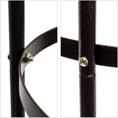 Relaxdays Arceau De Jardin Arche Rosiers Plantes Grimpantes Pergola Obélisque De Jardin Support Tuteur Métal 190 Cm 4 Relaxdays Arceau De Jardin Arche Rosiers Plantes Grimpantes Pergola Obélisque De Jardin Support Tuteur Métal 190 Cm – Image 4