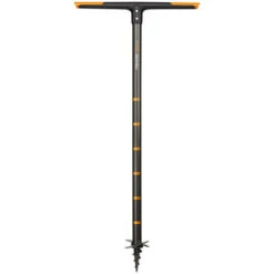 Fiskars Tarière Manuelle, Trous Jusqu'à 10 Cm De Diamètre, Noir/Orange, QuikDrill, Taille: S, 1000636