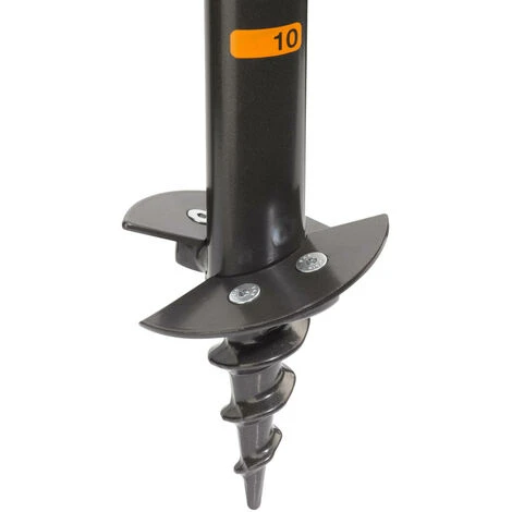 Fiskars Tarière Manuelle, Trous Jusqu'à 10 Cm De Diamètre, Noir/Orange, QuikDrill, Taille: S, 1000636 2 Fiskars Tarière Manuelle, Trous Jusqu'à 10 Cm De Diamètre, Noir/Orange, QuikDrill, Taille: S, 1000636 – Image 2