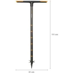 Fiskars Tarière Manuelle, Trous Jusqu'à 10 Cm De Diamètre, Noir/Orange, QuikDrill, Taille: S, 1000636 7 Fiskars Tarière Manuelle, Trous Jusqu'à 10 Cm De Diamètre, Noir/Orange, QuikDrill, Taille: S, 1000636 -Terre Tendre Soldes Boutique 10641601 3