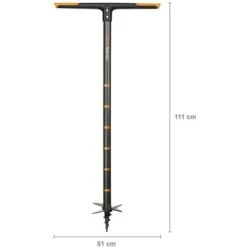 Fiskars Tarière Manuelle, Trous Jusqu'à 15 Cm De Diamètre, Noir/Orange, QuikDrill, Taille: M, 1000638 -Terre Tendre Soldes Boutique 10641602 2