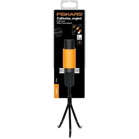 Fiskars Griffe à 3 Dents Galbées, Tête D'outil QuikFit, Largeur: 5,5 Cm, Acier Au Bore, Noir/Orange, QuikFit, 1000683 3 Fiskars Griffe à 3 Dents Galbées, Tête D'outil QuikFit, Largeur: 5,5 Cm, Acier Au Bore, Noir/Orange, QuikFit, 1000683 – Image 3
