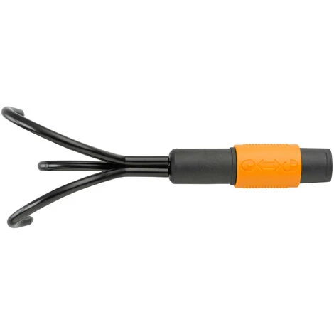 Fiskars Griffe à 3 Dents, Tête D'outil QuikFit, Longueur: 33 Cm, Largeur: 9 Cm, Dents En Acier Au Carbone, Noir/Orange, QuikFit, 1000685 1 Fiskars Griffe à 3 Dents, Tête D'outil QuikFit, Longueur: 33 Cm, Largeur: 9 Cm, Dents En Acier Au Carbone, Noir/Orange, QuikFit, 1000685