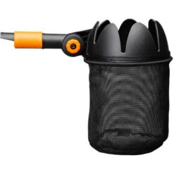 Fiskars Cueille-fruits, Tête D'outil QuikFit, Longueur: 32 Cm, Plastique Renforcé De Fibre De Verre/Coton, Noir/Orange, QuikFit, 1000693