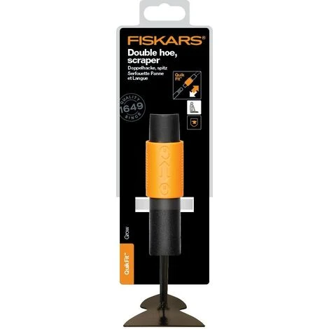 Fiskars Serfouette Panne Et Langue, Tête D'outil QuikFit, Longueur: 18,5 Cm, Tête En Acier, Noir/Orange, QuikFit, 1000734 2 Fiskars Serfouette Panne Et Langue, Tête D'outil QuikFit, Longueur: 18,5 Cm, Tête En Acier, Noir/Orange, QuikFit, 1000734 – Image 2