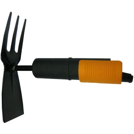 Fiskars Serfouette Panne Et Fourche, Tête D'outil QuikFit, Longueur: 18,5 Cm, Tête En Acier, Noir/Orange, QuikFit, 1000735 1 Fiskars Serfouette Panne Et Fourche, Tête D'outil QuikFit, Longueur: 18,5 Cm, Tête En Acier, Noir/Orange, QuikFit, 1000735