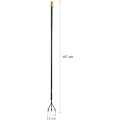Fiskars Cultivateur, Préparation Et Entretien Du Sol, Longueur: 167 Cm, Largeur: 12 Cm, Noir/Orange, Solid, 1016034 -Terre Tendre Soldes Boutique 10641672 3