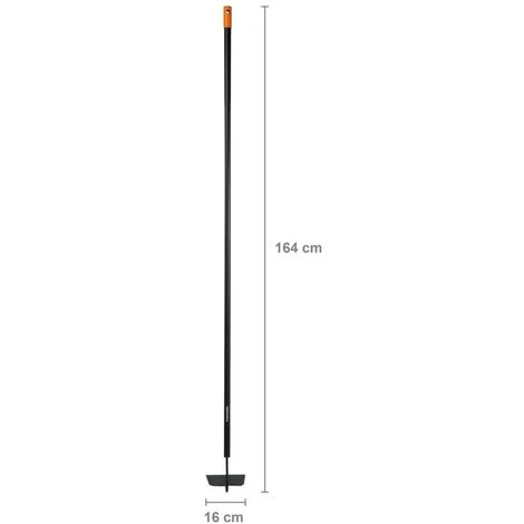 Fiskars Binette, Longueur: 155 Cm, Largeur: 16 Cm, Tête En Acier/Manche En Aluminium, Noir/Orange, Solid, 1016035 3 Fiskars Binette, Longueur: 155 Cm, Largeur: 16 Cm, Tête En Acier/Manche En Aluminium, Noir/Orange, Solid, 1016035 – Image 3