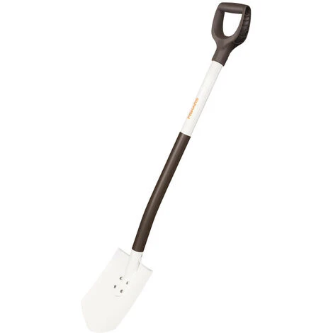 Fiskars Bêche à Bord Pointu Pour Sol Dur Et Caillouteux, Longueur: 105 Cm, Lame En Acier De Qualité/Manche En Aluminium, Noir/Blanc, Light, 1019605 2 Fiskars Bêche à Bord Pointu Pour Sol Dur Et Caillouteux, Longueur: 105 Cm, Lame En Acier De Qualité/Manche En Aluminium, Noir/Blanc, Light, 1019605 – Image 2