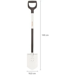 Fiskars Bêche à Bord Pointu Pour Sol Dur Et Caillouteux, Longueur: 105 Cm, Lame En Acier De Qualité/Manche En Aluminium, Noir/Blanc, Light, 1019605 7 Fiskars Bêche à Bord Pointu Pour Sol Dur Et Caillouteux, Longueur: 105 Cm, Lame En Acier De Qualité/Manche En Aluminium, Noir/Blanc, Light, 1019605 -Terre Tendre Soldes Boutique 10641677 3