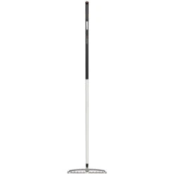 Fiskars Râteau à Dents Courbes - 14 Dents, Manche En Aluminium Renforcé, Poignée SoftGrip™ - Tête En Acier, Xact, 1027039