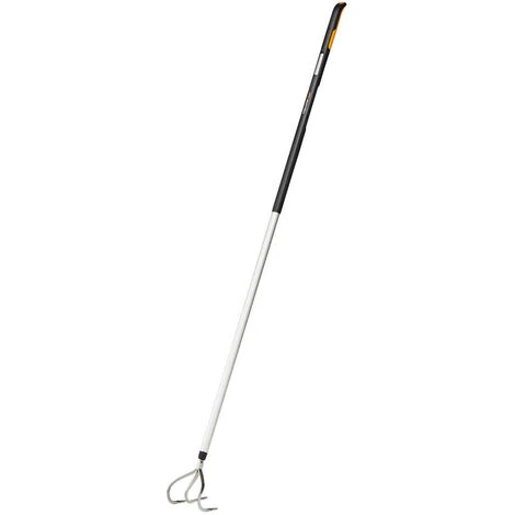 Fiskars Griffe De Jardin 3 Dents, Manche En Aluminium Renforcé, Poignée SoftGrip™, Xact, 1027040 2 Fiskars Griffe De Jardin 3 Dents, Manche En Aluminium Renforcé, Poignée SoftGrip™, Xact, 1027040 – Image 2