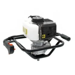 Tarière 1,4 Kw 52cm³ Essence Pour Clôture Perceuse Sol Trépan Sylviculture Jardinage Aménagement