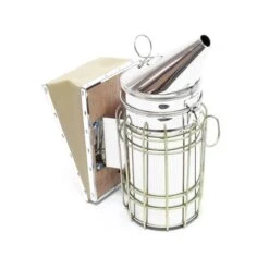 Enfumoir Ruche Abeille Bee Smoker Pulvérisateur Acier Galvanisé Cuir De Bœuf Équipement Apiculture -Terre Tendre Soldes Boutique 11647940 3
