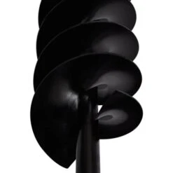 Tarière De Sol Avec Mèche De Tarière Spirales 100 Mm Acier Noir VidaXL -Terre Tendre Soldes Boutique 1203595 5