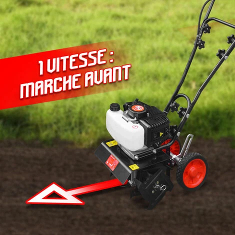 Microbineuse Thermique 51.7CC 25cm - 4 Fraises 4 Microbineuse Thermique 51.7CC 25cm - 4 Fraises – Image 4