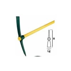 Leborgne Pioche De Terrassier Douille Ronde 2,5 Kg - Sans Manche