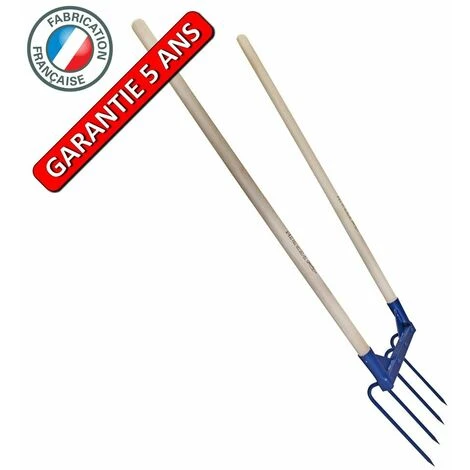 Outils Perrin Aerogrif' 4 Dents 2 Manches 1,10 M, Type Grelinette, Outil De Jardinage Biologique 1 Outils Perrin Aerogrif' 4 Dents 2 Manches 1,10 M, Type Grelinette, Outil De Jardinage Biologique