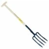 Outils Perrin Fourche à Bêcher à Soie 4 Dents Spatulée Manche Béquille