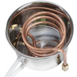 Mucola Distillerie 8L Alambic En Acier Inoxydable Samogon D'alcool Distillerie D'alcool 3 GAL Cuivre -Terre Tendre Soldes Boutique 12668440 3