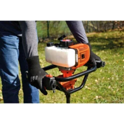 Tarière Thermique - 52cm3 - 2CV - 3 Mèches 100/150/200mm + Accessoires Fournis - Tarière Thermique à Essence -Terre Tendre Soldes Boutique 13726356 5