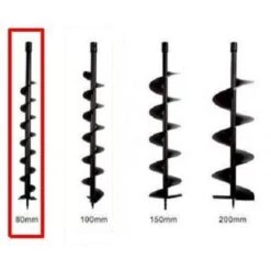 Varan Motors - Tt-aug80 Foret Pour Tarière Thermique, 80cm De Long Et 80mm De Diamètre -Terre Tendre Soldes Boutique 138821 3