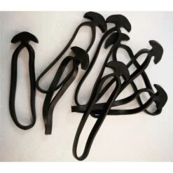 Lot De 100 Liens Caoutchouc à Ancre 8cm