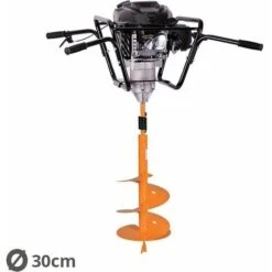 Tarière Motorisée 4 Temps 150 Cm3 Mèches 10-20-30cm Villager VPH 170 -Terre Tendre Soldes Boutique 15233857 5