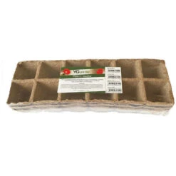 36 Pots Carrés En Tourbe 6x6cm - VG Garden