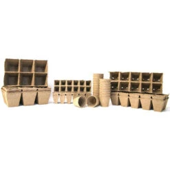 36 Pots Carrés En Tourbe 6x6cm - VG Garden -Terre Tendre Soldes Boutique 15783264 3