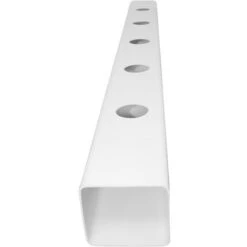 Platinium - Tube Aéro PVC Blanc 5 Plantations - 10x10cm X 1m