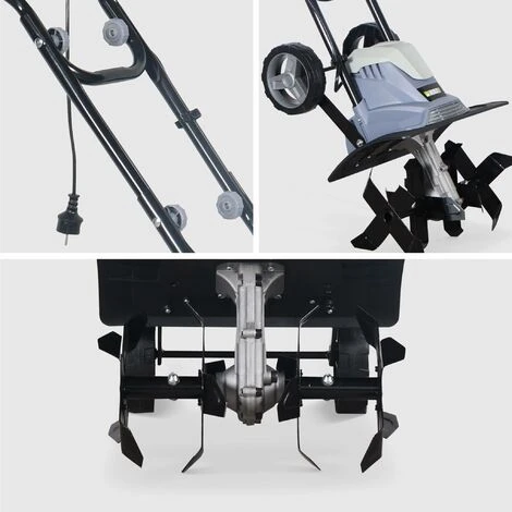 Motobineuse électrique VOLTR 1000W. Puissante Avec 4 Fraises Et Largeur De Travail De 36cm 4 Motobineuse électrique VOLTR 1000W. Puissante Avec 4 Fraises Et Largeur De Travail De 36cm – Image 4