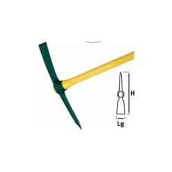 Leborgne Pioche De Terrassier Douille Ovale 2 Kg - Manche Novamax