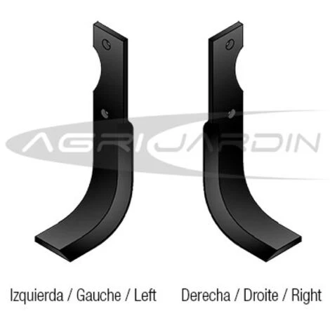 COUTEAU DE FRAISE POUR MOTOBINEUSE HONDA, ISEKI, KUBOTA,YANMAR, JSC Gauche 3 COUTEAU DE FRAISE POUR MOTOBINEUSE HONDA, ISEKI, KUBOTA,YANMAR, JSC Gauche – Image 3