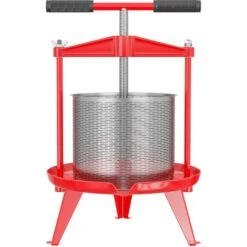 Presse-fruits à Vis En Acier Inoxydable 14 Litres Facile à Nettoyer