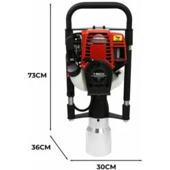 T-Mech Enfonce Pieux Pour Panneaux, Poteaux Et Piquets De Clôture, Pilon à Poteau Moteur Essence à 4 Temps De 1.0KW - 37.7CC, Accessoire De 120mm 9 T-Mech Enfonce Pieux Pour Panneaux, Poteaux Et Piquets De Clôture, Pilon à Poteau Moteur Essence à 4 Temps De 1.0KW - 37.7CC, Accessoire De 120mm -Terre Tendre Soldes Boutique 22893590 5