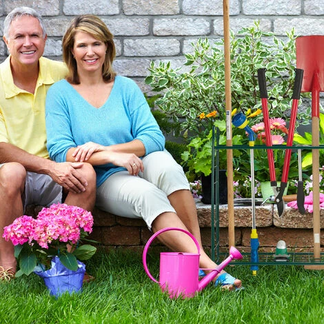 Relaxdays Support à Appareils De Jardin, Rangement De Bêches, Truelles & Balais, Ordre, Étagère à Appareils 68x80x35 2 Relaxdays Support à Appareils De Jardin, Rangement De Bêches, Truelles & Balais, Ordre, Étagère à Appareils 68x80x35 – Image 2