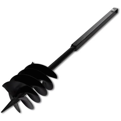 Hommoo Tariere De Sol Avec Manche 180 Mm Et Tube D'extension 5 M Acier HDV14940 4 Hommoo Tariere De Sol Avec Manche 180 Mm Et Tube D'extension 5 M Acier HDV14940 – Image 4