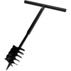 Hommoo Tariere De Sol Avec Manche 180 Mm Et Tube D'extension 5 M Acier HDV14940 9 Hommoo Tariere De Sol Avec Manche 180 Mm Et Tube D'extension 5 M Acier HDV14940 -Terre Tendre Soldes Boutique 25077058 5