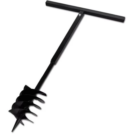 Hommoo Tariere De Sol Avec Manche 180 Mm Et Tube D'extension 5 M Acier HDV14940 5 Hommoo Tariere De Sol Avec Manche 180 Mm Et Tube D'extension 5 M Acier HDV14940 – Image 5