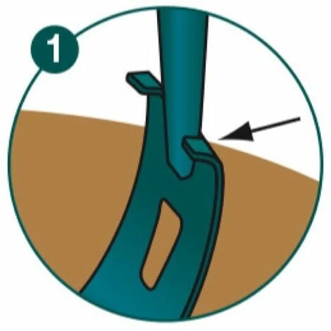 Binette Trident NaturOvert Manche Bois 150cm + Poignée Ergonomique LEBORGNE 3 Binette Trident NaturOvert Manche Bois 150cm + Poignée Ergonomique LEBORGNE – Image 3