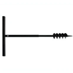 Tarière De Sol Avec Mèche De Tarière 80 Mm Acier Noir -Terre Tendre Soldes Boutique 26118235 3