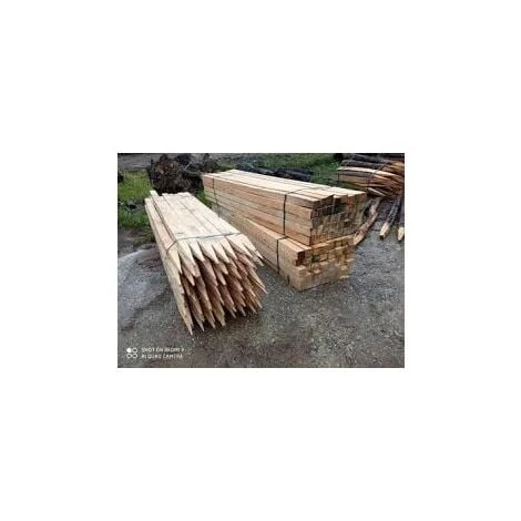 Lot 10 X Poteau En Bois, Tuteur D'arbre Avec Pointe De 150 Cm, Diamètre 3 Cm 2 Lot 10 X Poteau En Bois, Tuteur D'arbre Avec Pointe De 150 Cm, Diamètre 3 Cm – Image 2
