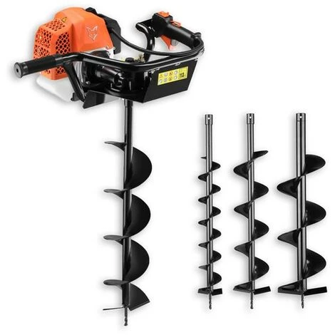 Tarière Thermique - FUXTEC FX-EB162 - 62cm3 Mèches 100, 150 Et 200mm 1 Tarière Thermique - FUXTEC FX-EB162 - 62cm3 Mèches 100, 150 Et 200mm